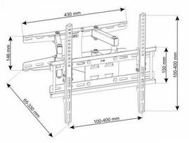 lcd stovas - ART Holdes For LCD TV / LED 23 - 60" - 2 nuotrauka