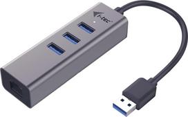 lan sakotuvas -  I-TEC USB 3.0 Metal HUB 3 Port Giga Lan - 1 nuotrauka