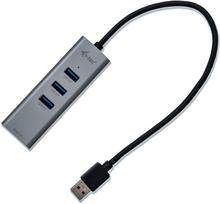 lan sakotuvas -  I-TEC USB 3.0 Metal HUB 3 Port Giga Lan - 3 nuotrauka