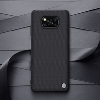xiaomi poco x3 deklas - Nillkin "Textured Case Xiaomi Poco X3 NFC/ X3 Pro" Black - 5 nuotrauka
