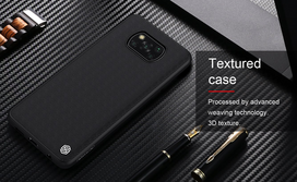 xiaomi poco x3 deklas - Nillkin "Textured Case Xiaomi Poco X3 NFC/ X3 Pro" Black - 7 nuotrauka