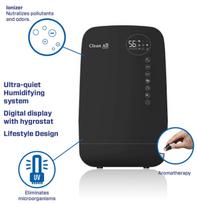 clean smart - Clean Air Optima Humidifier CA-607 Black (Juodas) - 3 nuotrauka