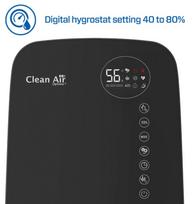 clean smart - Clean Air Optima Humidifier CA-607 Black (Juodas) - 4 nuotrauka