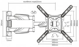 televizoriaus stovas 55 - REFLECTA 23117 - 2 nuotrauka