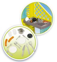 smoby namelis - Žaidimų namelis Smoby Pretty Playhouse With Kitchen 810722 - 3 nuotrauka