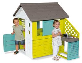 smoby namelis - Žaidimų namelis Smoby Pretty Playhouse With Kitchen 810722 - 4 nuotrauka