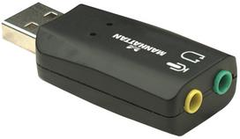 garso plokste usb - MANHATTAN Hi-Speed 3D Sound Adapter 5.1 USB - 3 nuotrauka