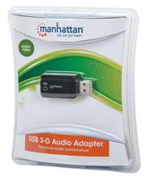 garso plokste usb - MANHATTAN Hi-Speed 3D Sound Adapter 5.1 USB - 7 nuotrauka