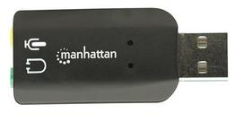 garso plokste usb - MANHATTAN Hi-Speed 3D Sound Adapter 5.1 USB - 8 nuotrauka