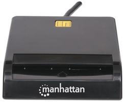 smart card skaitytuvas - Manhattan 102049 išmanusis kortelių skaitytuvas Vidaus USB USB 2.0 Juoda - 4 nuotrauka