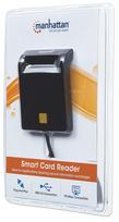 smart card skaitytuvas - Manhattan 102049 išmanusis kortelių skaitytuvas Vidaus USB USB 2.0 Juoda - 6 nuotrauka