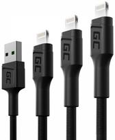 led 120cm - GREEN CELL 3x Cable GC Ray USB - 1 nuotrauka