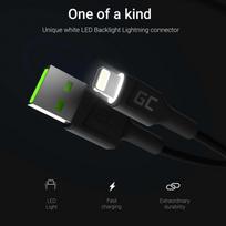 led 120cm - GREEN CELL 3x Cable GC Ray USB - 4 nuotrauka