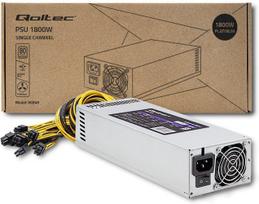 psu 800w - Maitinimo blokas Qoltec PSU 1800W, 60 mm, 1800 W - 5 nuotrauka