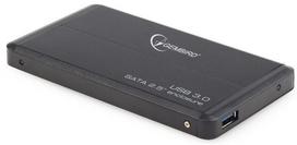 hdd 2 5 korpusas - Gembird 2.5" HDD External Enclosure w/ USB 3.0 Black - 2 nuotrauka