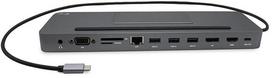 hdmi ilgintuvas - I-TEC USB-C Metal Dock 3xDisplay+PD  - 2 nuotrauka