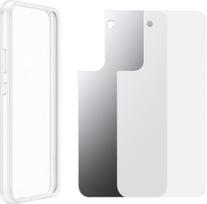 MS906CTE Frame Cover for Samsung Galaxy S22 Plus, Transparent (Transparent)