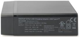 5v usb laidas - Assmann DA-10195, USB Type C / USB Type A - 4 nuotrauka
