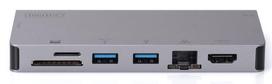 usb c ilgintuvas - ASSMANN USB Type-C Multiport Travel Dock - 5 nuotrauka