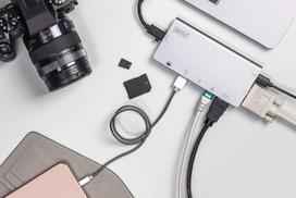 usb c ilgintuvas - ASSMANN USB Type-C Multiport Travel Dock - 6 nuotrauka