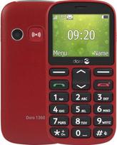 doro telefonai - Doro Easy Mobile D1360 Red (Raudonas) - 1 nuotrauka