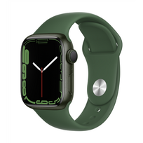 Apple Watch Series 7 GPS, 41mm Green Aluminium Case with Clover Sport Band (Žalias)