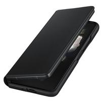 galaxy fold 3 - Dėklas Samsung Leather Flip Cover For Galaxy Z Fold 3, juoda - 6 nuotrauka