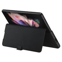 galaxy fold 3 - Dėklas Samsung Leather Flip Cover For Galaxy Z Fold 3, juoda - 11 nuotrauka