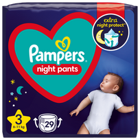 wahoo bolt v2 - Pampers Night, 3 dydis, 6 - 11 kg, 29 vnt. - 1 nuotrauka