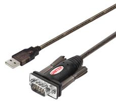 usb adapteris rs232 - Laidas Unitek Y-105 USB To Serial Converter Black - 1 nuotrauka