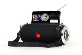 radija su usb - Gembird SPK-BT-17 Black (Juoda) - 4 nuotrauka