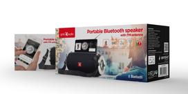 radija su usb - Gembird SPK-BT-17 Black (Juoda) - 5 nuotrauka