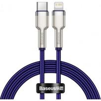 Baseus Cafule Series Metal Data USB Type C to Lightning 20W, 1m Violet