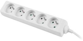 Lanberg Power Strip 1.5m White PS0-05E-0150-W