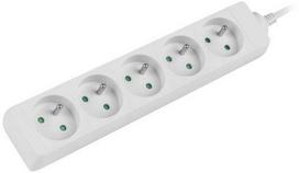 ilgintuvas 1,5m - Lanberg Power Strip 1.5m White PS0-05E-0150-W - 4 nuotrauka