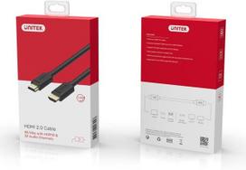 hdmi kabelis 5m - Unitek HDMI Cable 1.5m Black - 3 nuotrauka