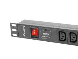 lanberg pdu - Lanberg Power Distribution Unit 1U 16A 8x IEC C13 - 3 nuotrauka