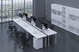 18 monitor - NewStar Curved Screen Desk Mount 10-49'' White - 4 nuotrauka