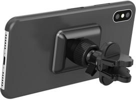 telefono ventiliatorius - Telefono laikiklis Celly Ghost Super Plus Magnetic Car Holder Black - 4 nuotrauka