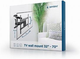 70 televizoriui - Gembird WM-70RT-01 TV Wall Mount 32-70" - 3 nuotrauka