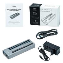 hub - i-Tec USB 3.0 10-Port Hub + Power Adapter 48W - 3 nuotrauka