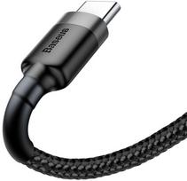 baseus usb type c laidas 2m - Baseus Cafule USB To USB Type-C Cable 2m Black/Grey - 2 nuotrauka