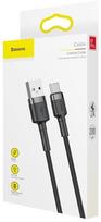 baseus usb type c laidas 2m - Baseus Cafule USB To USB Type-C Cable 2m Black/Grey - 8 nuotrauka