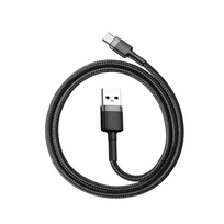 baseus usb type c laidas 2m - Baseus Cafule USB To USB Type-C Cable 2m Black/Grey - 9 nuotrauka