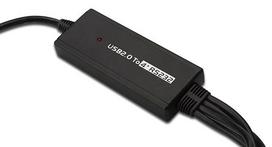 usb adapteris rs232 - Digitus Cable USB 2.0 to RS232 x4  Black - 2 nuotrauka