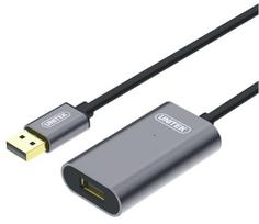 usb y cable - Unitek Cable USB / USB Black 5m - 1 nuotrauka