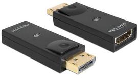 hdmi hdmi female - Delock Adapter DisplayPort 1.1 / HDMI Black - 1 nuotrauka