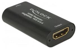 hdmi hdmi female - Delock Repeater HDMI 4K 60 Hz UHD 30m - 1 nuotrauka