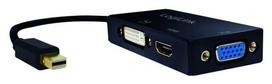 hdmi hdmi kabelis 15m - LogiLink Adapter Mini DisplayPort/DVI/HDMI/VGA - 1 nuotrauka