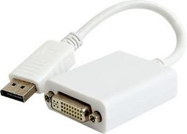 displayport to dvi - Cablexpert DisplayPort v1.2 to Dual-Link DVI Adapter A-DPM-DVIF-03 White - 1 nuotrauka